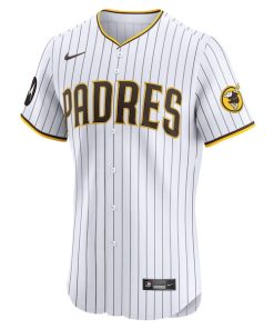 Alternative view of Tony Fern¨¢ndez San Diego Padres Nike Home Elite Player Jersey - White