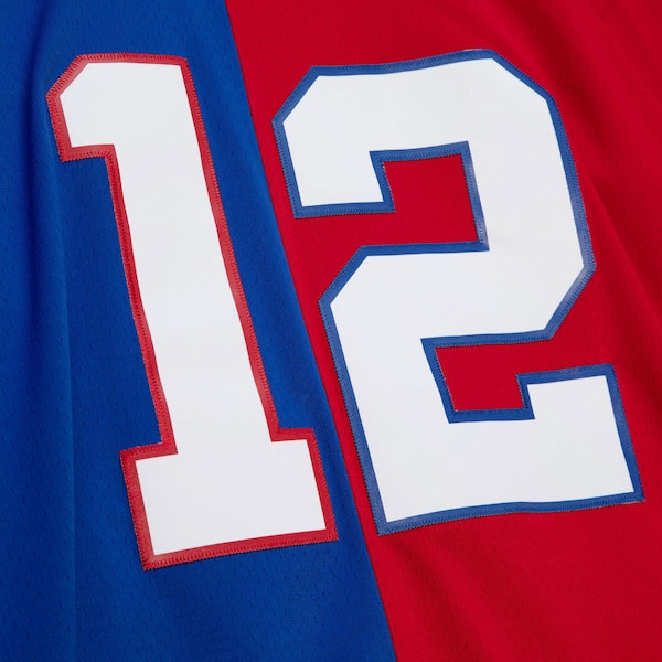 Jim Kelly Buffalo Bills 1990 Split Legacy Replica Jersey - Royal/Red - Image 4