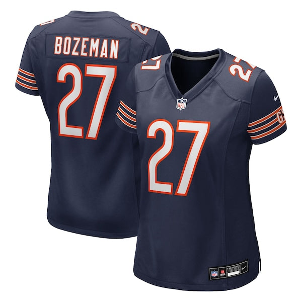 Swayze Bozeman Chicago Bears Nike Women's Team Game Jersey - Navy