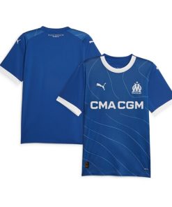 Olympique Marseille Puma 2023/24 Away Replica Jersey - Blue