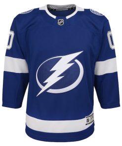 Alternative view of Tampa Bay Lightning Youth Home Custom Premier Jersey - Blue