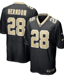 Tre Herndon New Orleans Saints Nike  Game Jersey -  Black