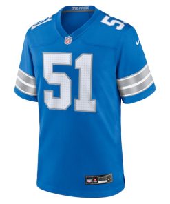 Alternative view of Steele Chambers Detroit Lions Nike Game Jersey -  Blue