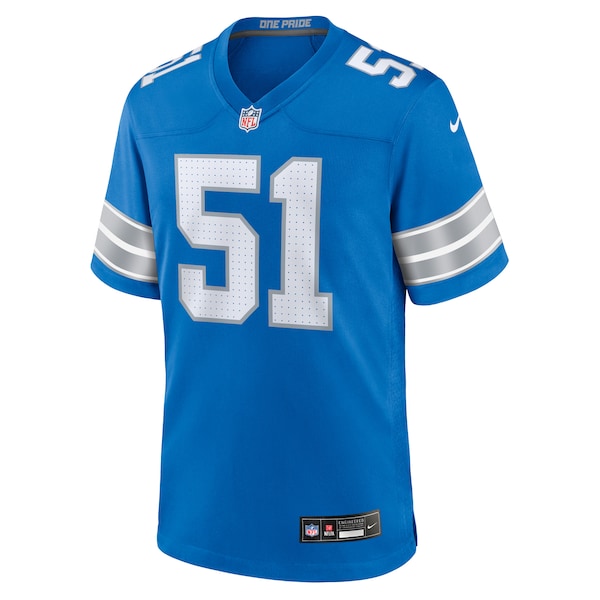 Steele Chambers Detroit Lions Nike Game Jersey - Blue - Image 2
