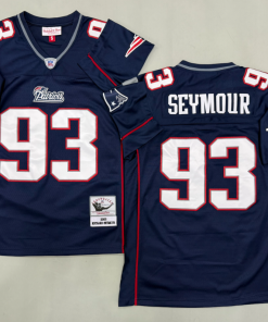 Richard Seymour New England Patriots Authentic Throwback Retired Player Jersey