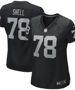 Art Shell Las Vegas Raiders Nike Women's Game Retired Player Jersey - Black