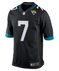 Alternative view of Byron Leftwich Jacksonville Jaguars Nike Alternate Retired Player Game Jersey - Black