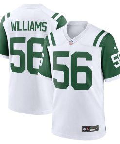 Quincy Williams New York Jets Nike Classic Alternate Player Game Jersey - White
