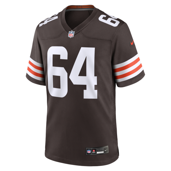 Thayer Munford Cleveland Browns Nike Team Game Jersey - Brown - Image 2
