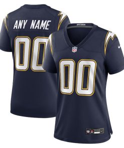 Los Angeles Chargers Nike Women's Alternate Super Chargers Game Custom Jersey - Navy