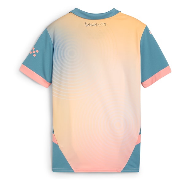 Manchester City Puma Youth 2024/25 Fourth Replica Jersey - Blue - Image 3