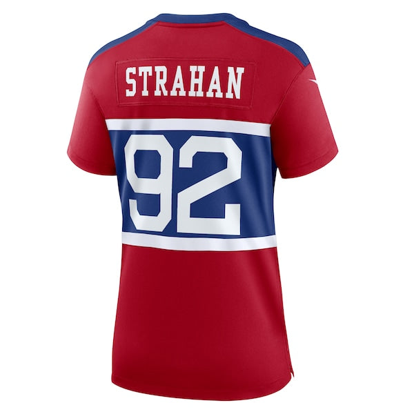 Michael Strahan New York Giants Nike Women's Alternate Retired Player Game Jersey - Century Red - Image 2