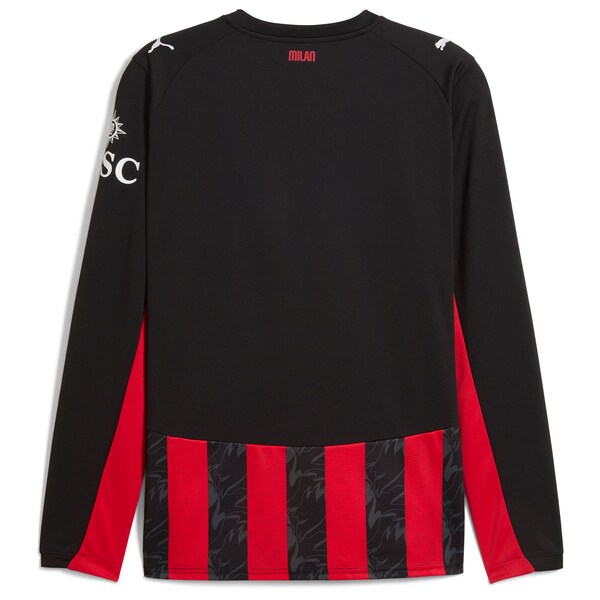 AC Milan Puma 2025/26 Home Replica Long Sleeve Jersey - Red - Image 5
