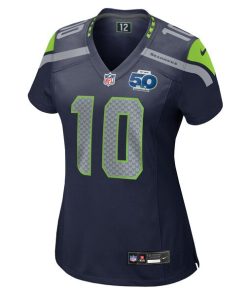 Alternative view of Cooper Kupp Seattle Seahawks Nike Women's Team 50th Season Game Jersey - College Navy