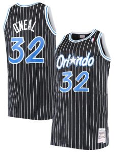Shaquille O'Neal Orlando Magic  Big & Tall Hardwood Classics Jersey - Black