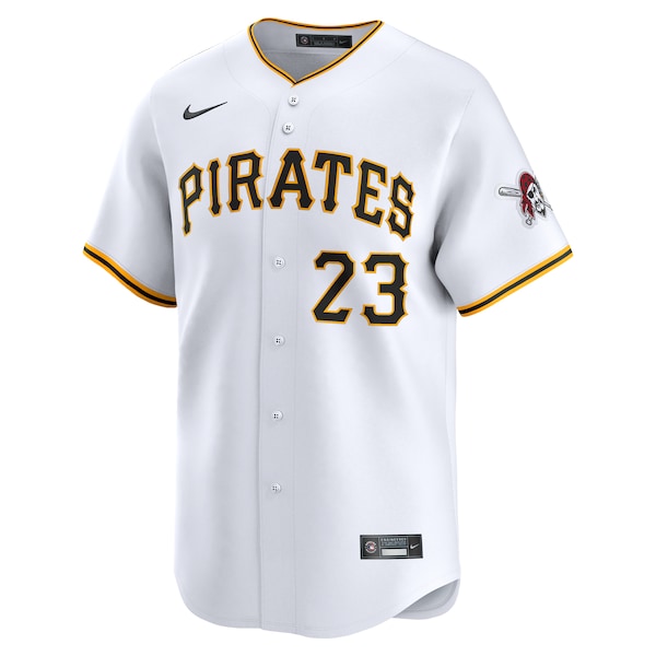 Mitch Keller Pittsburgh Pirates Nike Home Limited Player Jersey?ยจC White - Image 2