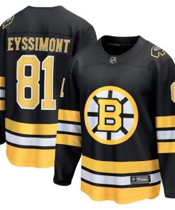 Michael Eyssimont Boston Bruins  Home Breakaway Player Jersey - Black