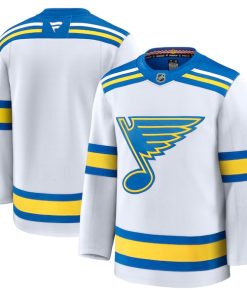 Alternative view of St. Louis Blues  Away Premium Jersey - White/Blue