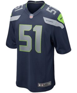 Alternative view of Lofa Tatupu Seattle Seahawks Nike Game Retired Player Jersey - College Navy