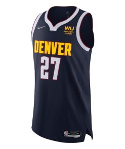 Alternative view of Jamal Murray Denver Nuggets Nike Authentic Jersey - Association Edition - Navy
