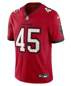 Alternative view of Devin White Tampa Bay Buccaneers Nike  Vapor Untouchable Limited Jersey - Red