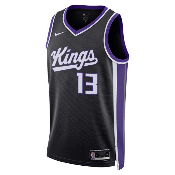 Keegan Murray Sacramento Kings Nike Unisex Swingman Jersey - Icon Edition - Black - Image 2