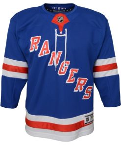 Alternative view of New York Rangers Youth Home Premier Jersey - Blue