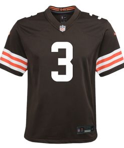 Alternative view of Jerry Jeudy Cleveland Browns Nike Youth Team Game Jersey - Brown