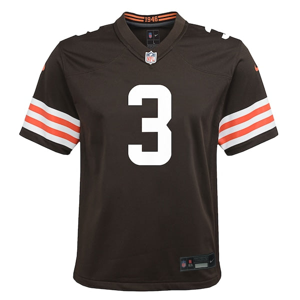 Jerry Jeudy Cleveland Browns Nike Youth Team Game Jersey - Brown - Image 2