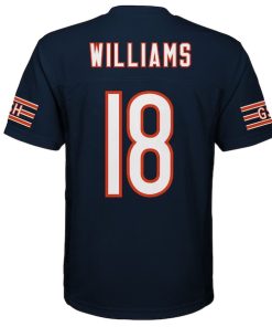 Alternative view of Caleb Williams Chicago Bears Outerstuff Preschool Replica Player Jersey - Navy