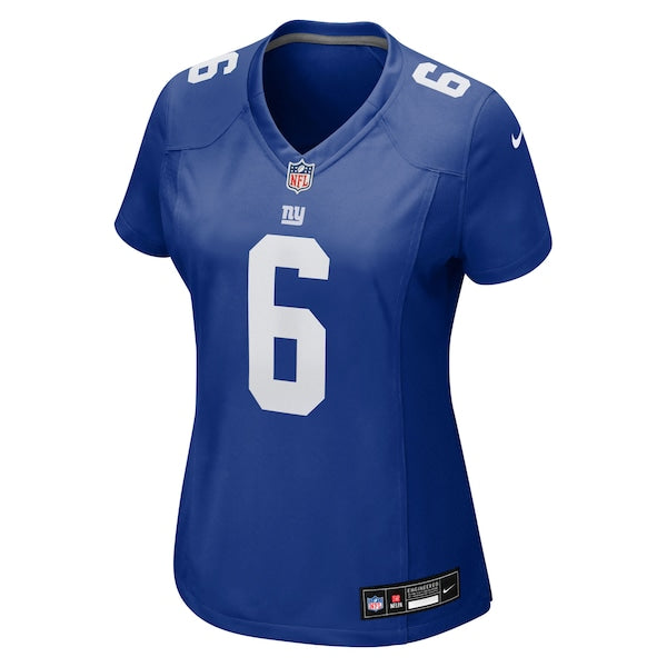 Jaxson Dart New York Giants Nike Women's Team Game Jersey - Royal - Image 2