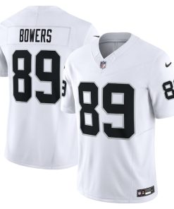 Brock Bowers Las Vegas Raiders Nike  Vapor F.U.S.E. Limited Jersey - White