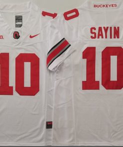 Julian Sayin NCAA Ohio State Buckeyes Nike Vapor Limited Jersey