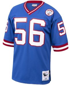 Alternative view of Lawrence Taylor New York Giants 1986 Authentic Throwback Retired Player Jersey - Royal
