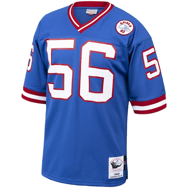 Lawrence Taylor New York Giants 1986 Authentic Throwback Retired Player Jersey - Royal - Image 2