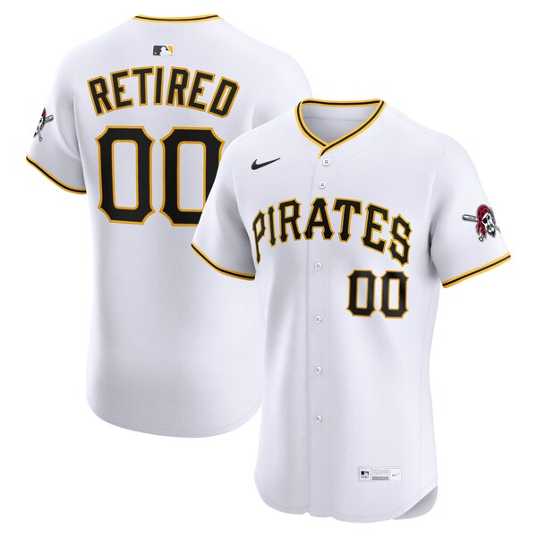 Pittsburgh Pirates Nike Home Elite Pick-A-Player Retired Roster Jersey - White