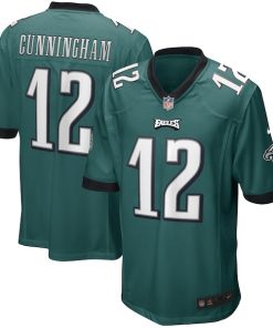 Randall Cunningham Philadelphia Eagles Nike Game Retired Player Jersey - Midnight Green