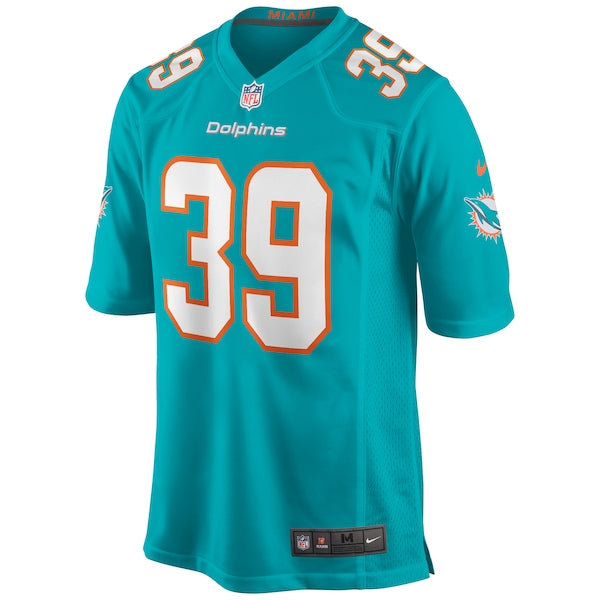 Larry Csonka Miami Dolphins Nike Game Retired Player Jersey - Aqua/White - Image 3