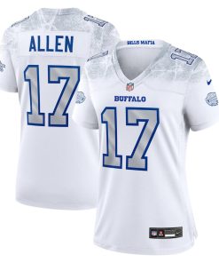 Women's Josh Allen Buffalo Bills Nike 2025 RIVALRIES Game Jersey - White