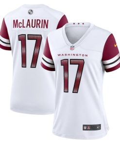 Alternative view of Terry McLaurin Washington Commanders Nike Women's Game Jersey - White/Black/Burgundy