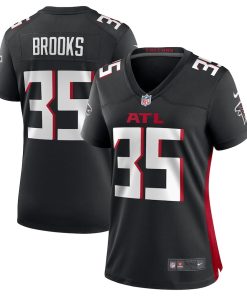 Natrone Brooks Atlanta Falcons Nike Women's Team Game Jersey -  Black