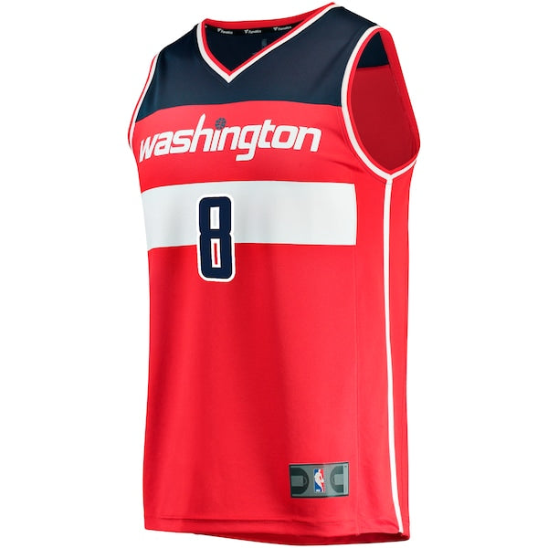 Rui Hachimura Washington Wizards Replica Fast Break Jersey Red - Icon Edition - Image 2