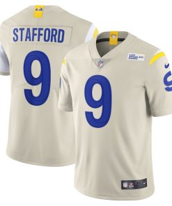 Matthew Stafford Los Angeles Rams Nike Vapor Limited Jersey - Bone/Royal/White