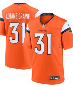 Kris Abrams-Draine Denver Broncos Nike Team Game Jersey -  Orange