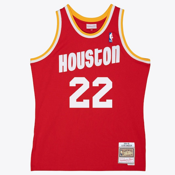Clyde Drexler Houston Rockets 1994/95 Swingman Jersey - Red