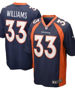 Javonte Williams Denver Broncos Nike Home Game Player Jersey - Navy/Orange