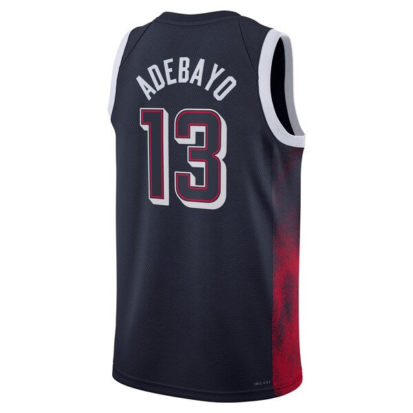 Bam Adebayo Men's USA Basketball Nike Unisex 2024 Swingman Player Jersey - Navy - Image 3