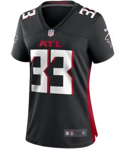 Alternative view of Michael Turner Atlanta Falcons Nike Women's Game Retired Player Jersey - Black
