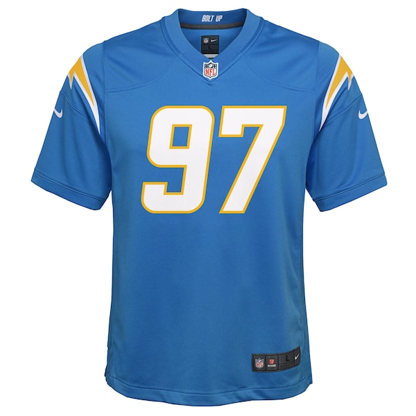 Joey Bosa Los Angeles Chargers Nike Youth Game Jersey - Powder Blue - Image 2