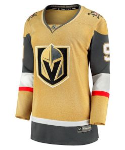 Alternative view of Jack Eichel Vegas Golden Knights  Women's Home Breakaway Player Jersey - Gold